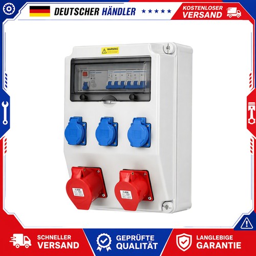Stromverteiler cee 32a - cee, 16a