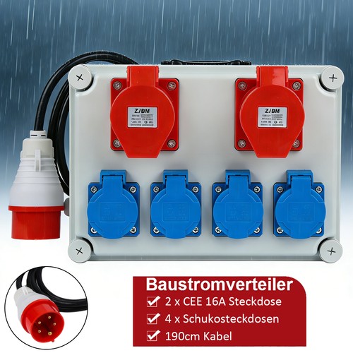 Stromverteiler 16a - stromverteiler,