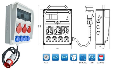 Baustromverteiler - , /
